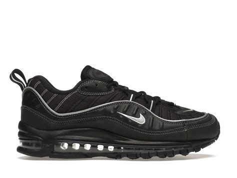 Nike Air Max 98 Black Oil Grey Men's 